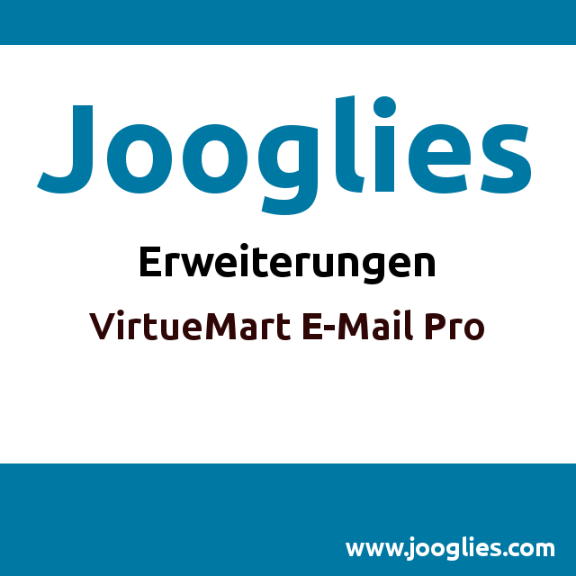 Erweiterung VirtueMart E-Mail Pro